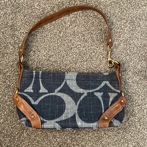 y2k Coach Denim Shoulder Bag 🦋